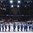 PARIS, FRANCE - MAY 13: Finland players stand at attention during their national anthem following a 3-2 overtime win over Norway during preliminary round action at the 2017 IIHF Ice Hockey World Championship. (Photo by Matt Zambonin/HHOF-IIHF Images)
